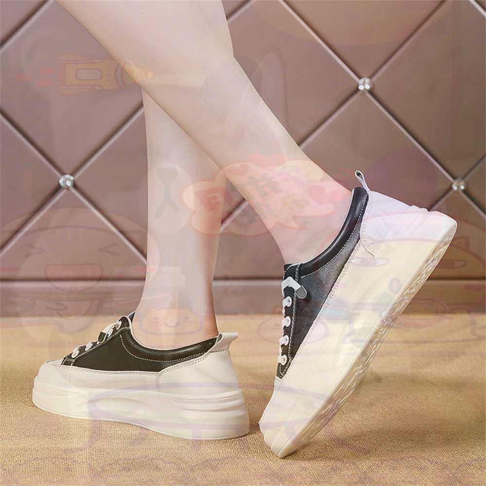 Formal Men Daily Wear Slippers - レースアップ分厚いローファー女性スケートボードスポーツシューズバスケットスニーカーリアルポータ​​ブルニュース Beskets Teni 高品質