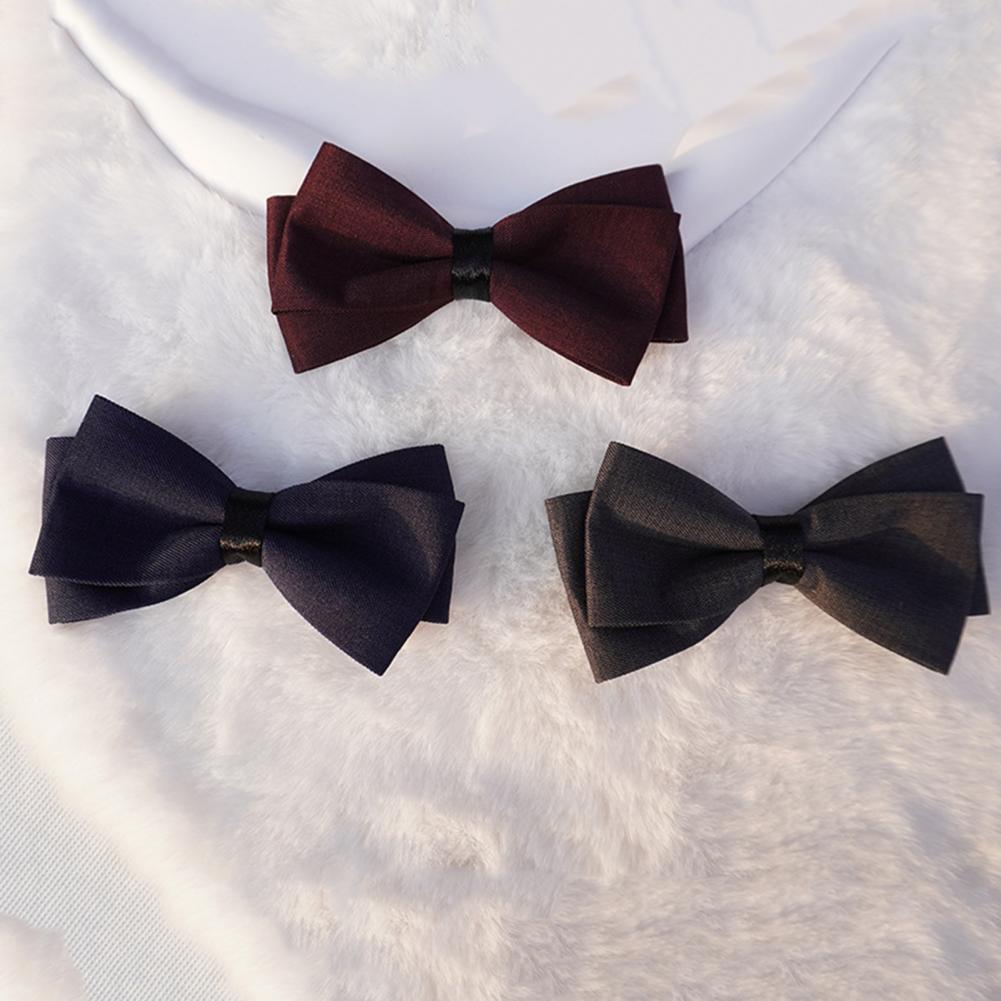 Men'S Formal Wear Bow Ties - 耐久性のある蝶ネクタイ エレガントな調節可能な二層蝶ネクタイ 男性用 フォーマルウェア 結婚式 ビジネスイベント