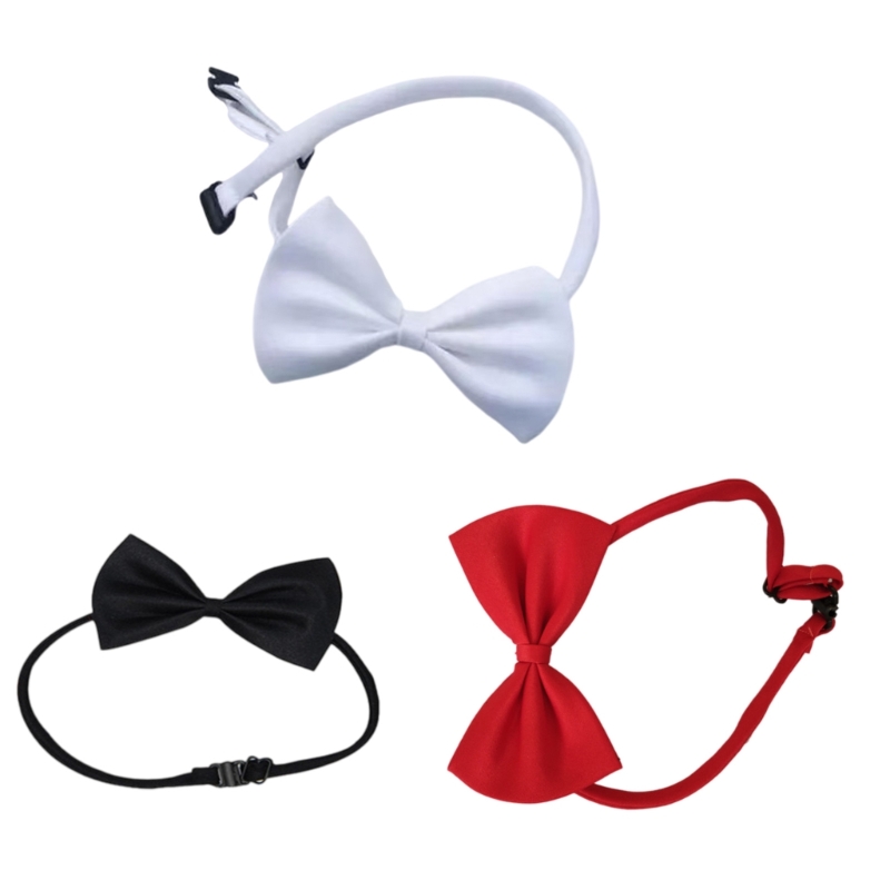 Men'S Formal Wear Bow Ties - フォーマルボウタイ結び目なしデザイン弾性ボウタイ調節可能で簡単に着用できるバーテンダー学校のお祝いコスチュームイベント用