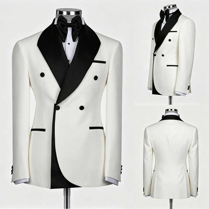 Unique Men'S Formal Wear - フォーマルメンズスーツ 2 ピース ジャケット パンツ ダブルブレスト