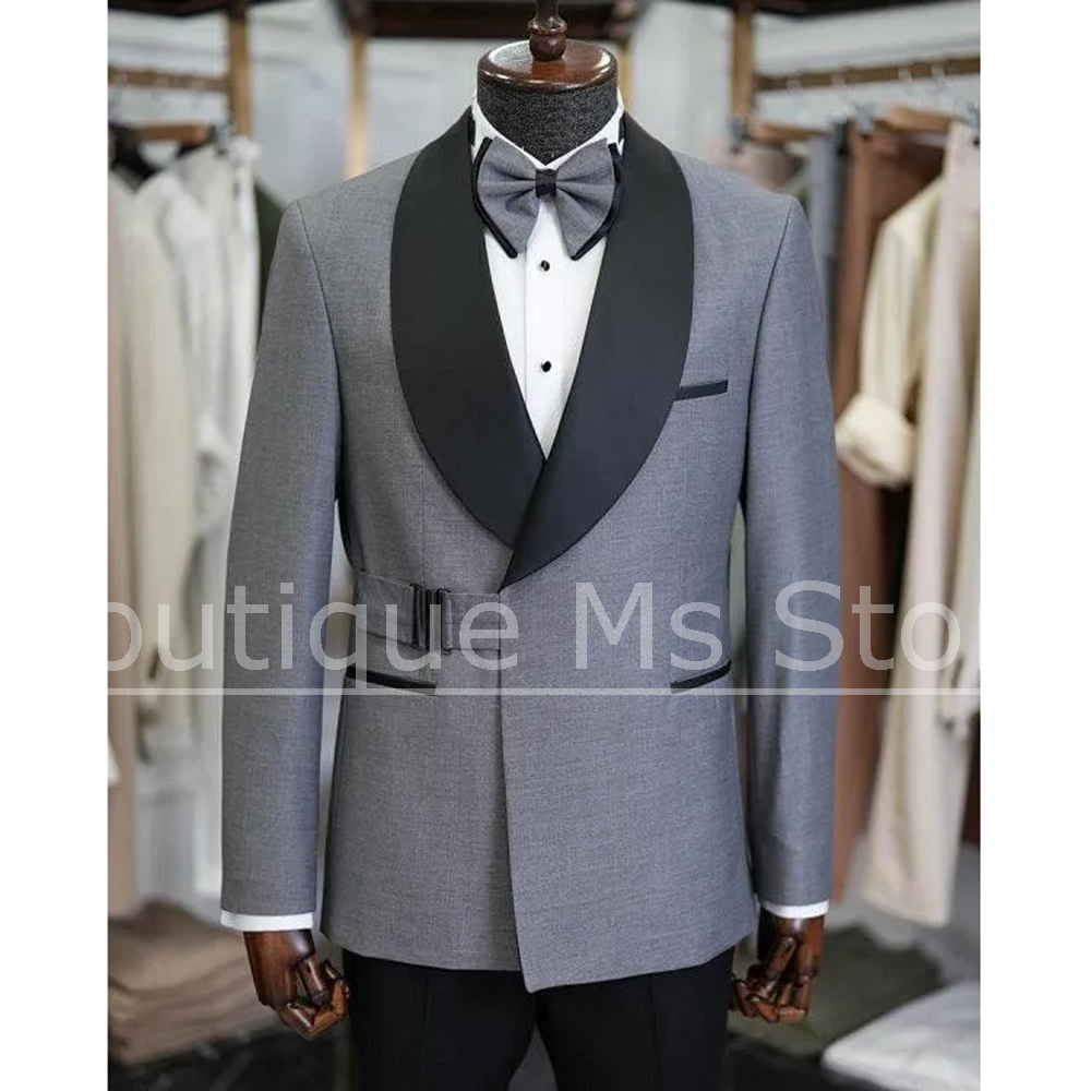 Men'S Formal Dinner Wear - シックなメンズスーツファッションショールラペルスリムフィットウェア、結婚式新郎プロムパーティータキシードフォーマルビジネスディナーアウトフィット2ピース