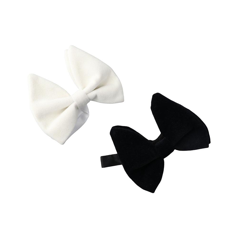 Men'S Formal Wear Bow Ties - 葬儀用男性用フォーマルウェアアクセサリー女性用蝶ネクタイソリッド蝶ネクタイネクタイホーン蝶ネクタイ植毛ベルベット
