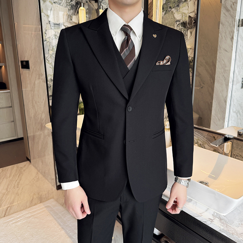 ホワイトメンズスーツ 3 ピース スリムフィット ピークドラ - Men'S Formal Dinner Wear のレビューと価格