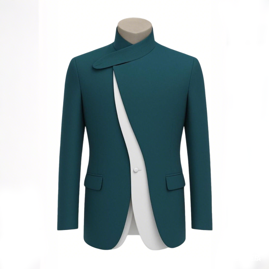 ユニークなデザイナー男性タキシードワンピーススタンドカラージ - Unique Men'S Formal Wear のレビューと価格