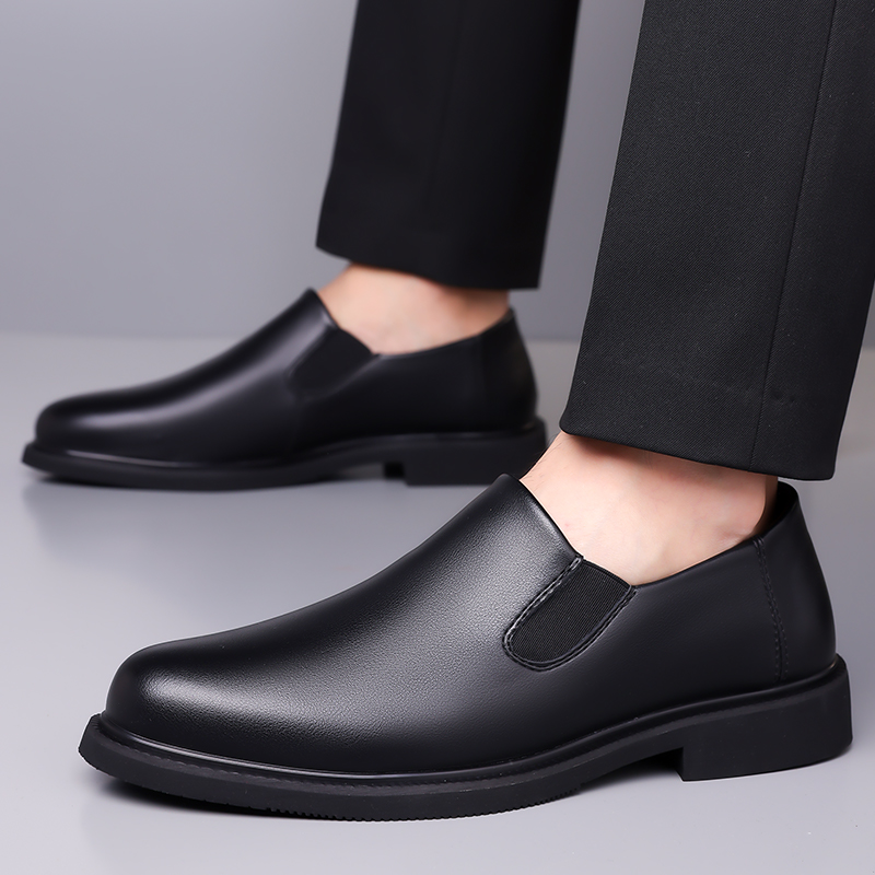 厚底オフィスフォーマルシューズ男性カジュアル革靴男性耐摩耗性 - Men'S Formal Office Wear Shoes のレビューと価格