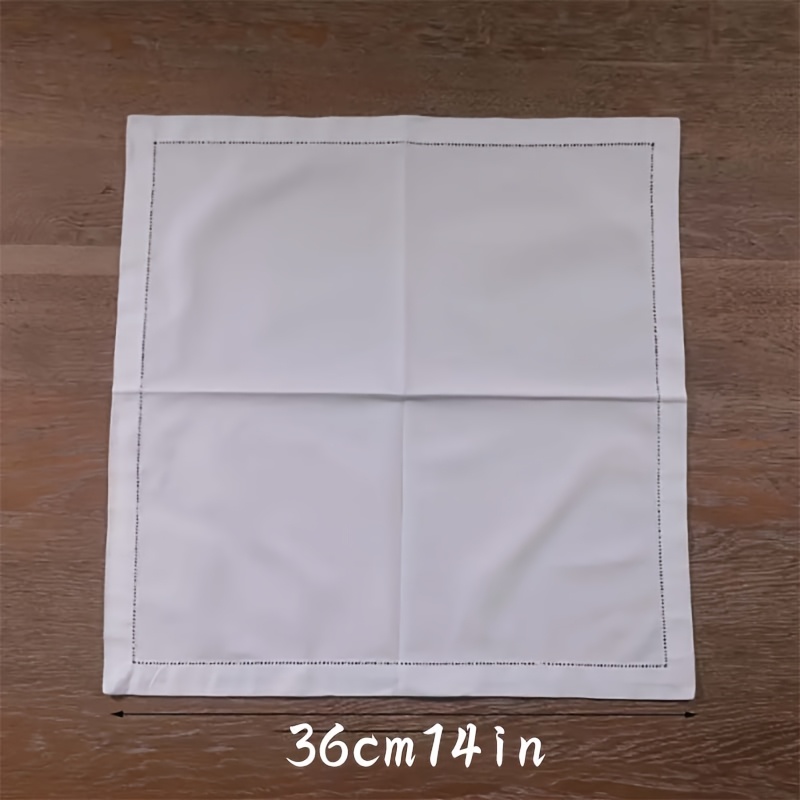 高級正方形ナプキン、ダイニングテーブル用、ロゴのカスタマイズ - Monogrammed Handkerchief のレビューと価格