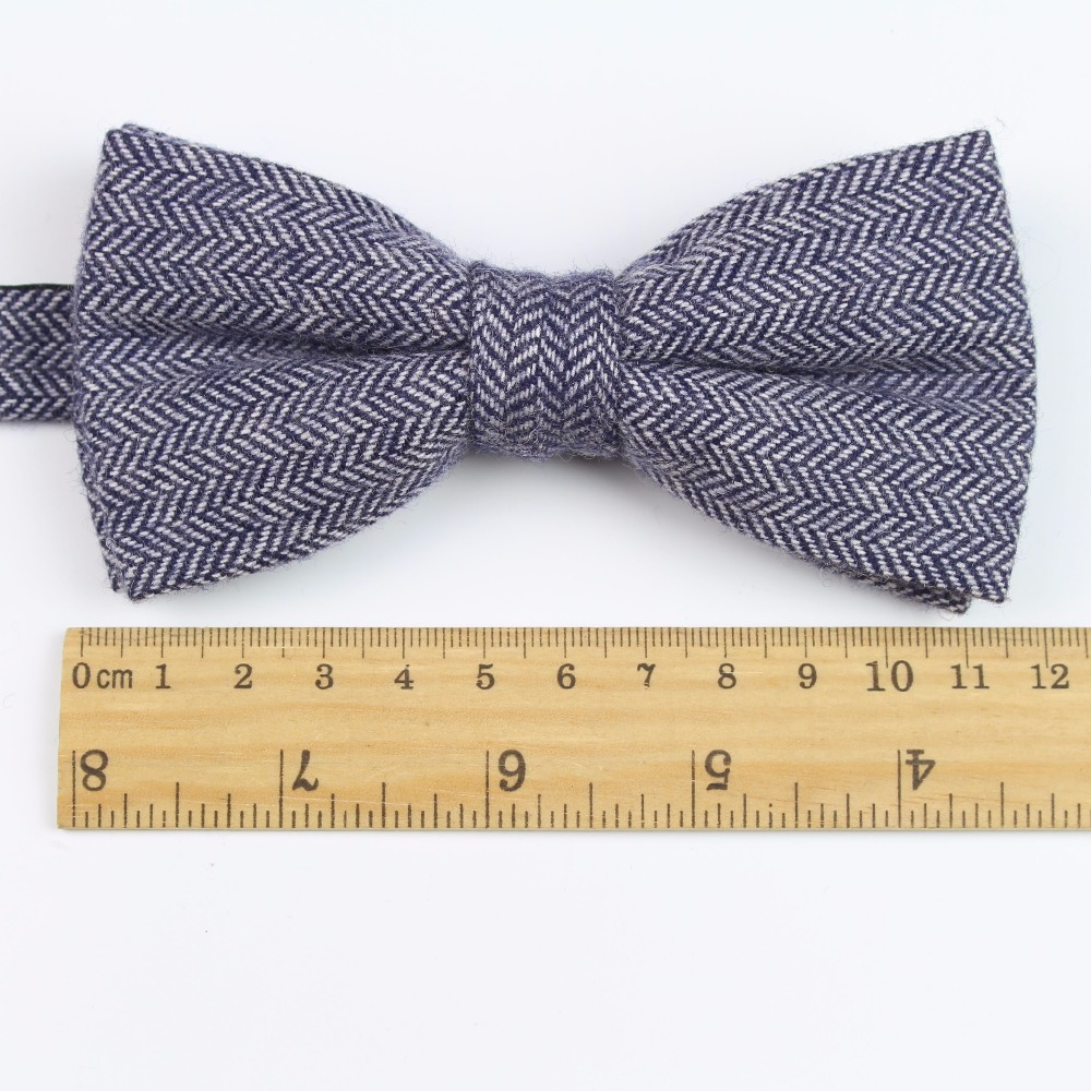 男性用の厚い蝶ネクタイ,ウールの蝶ネクタイ,無地,フォーマル - Men'S Formal Wear Bow Ties のレビューと価格