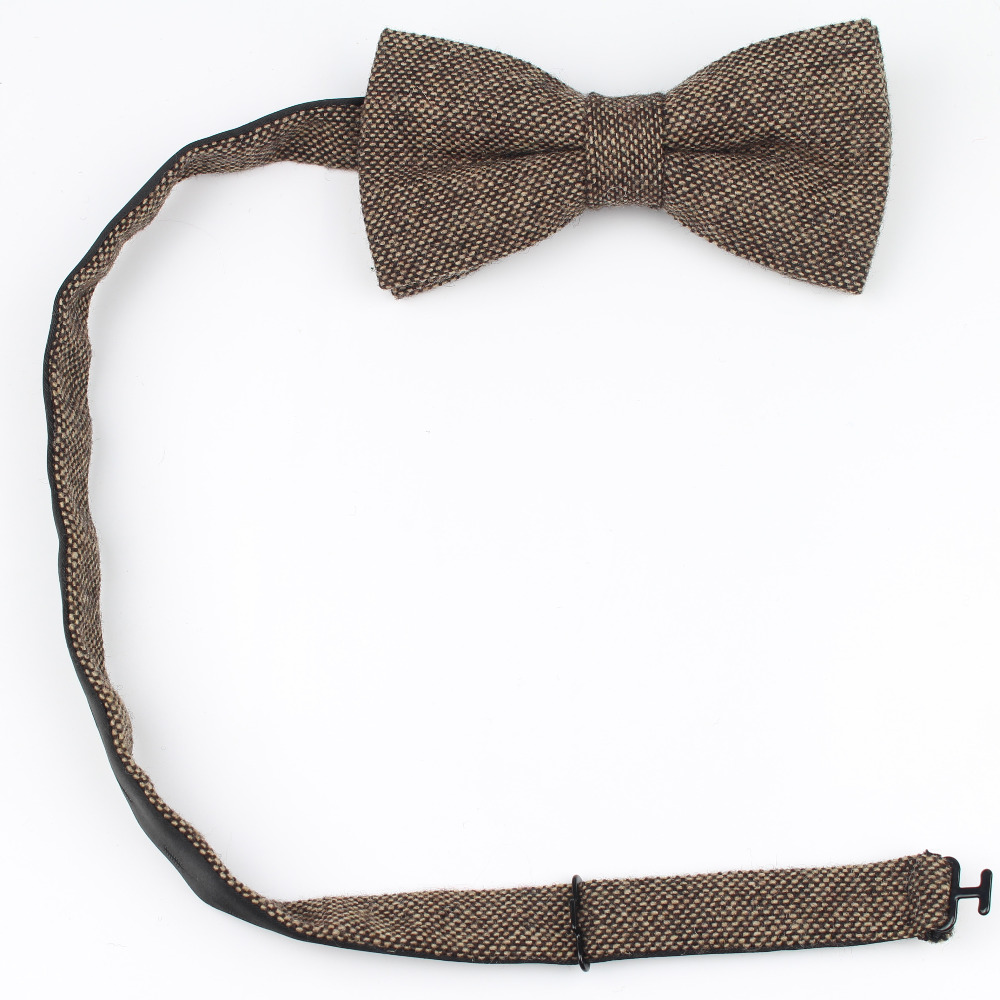 男性用の厚い蝶ネクタイ,ウールの蝶ネクタイ,無地,フォーマル - Men'S Formal Wear Bow Ties のレビューと価格