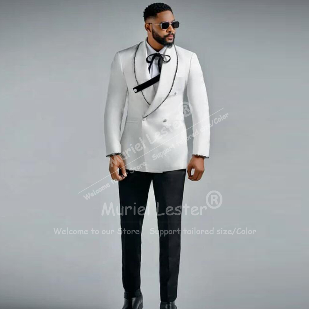 ユニークなデザインのメンズスーツ2ピースセット、パールラベル - Unique Men'S Formal Wear のレビューと価格