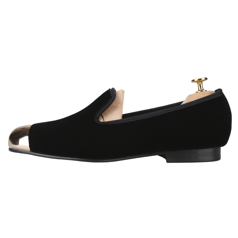 Piergitar クラシックモデルブラックベルベットスリッ - Men'S Formal Wear Slippers のレビューと価格