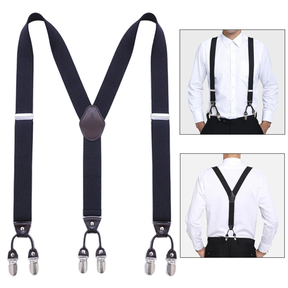 ヴィンテージサスペンダー男性用ウェディングパーティーフォーマ - Suspender Clip Formal のレビューと価格