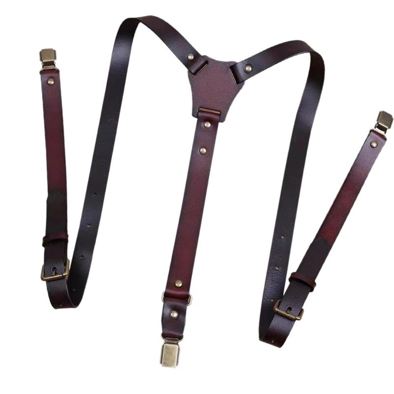 39BD 調節可能な PU レザー サスペンダー ストラップ - Suspender Clip Formal のレビューと価格