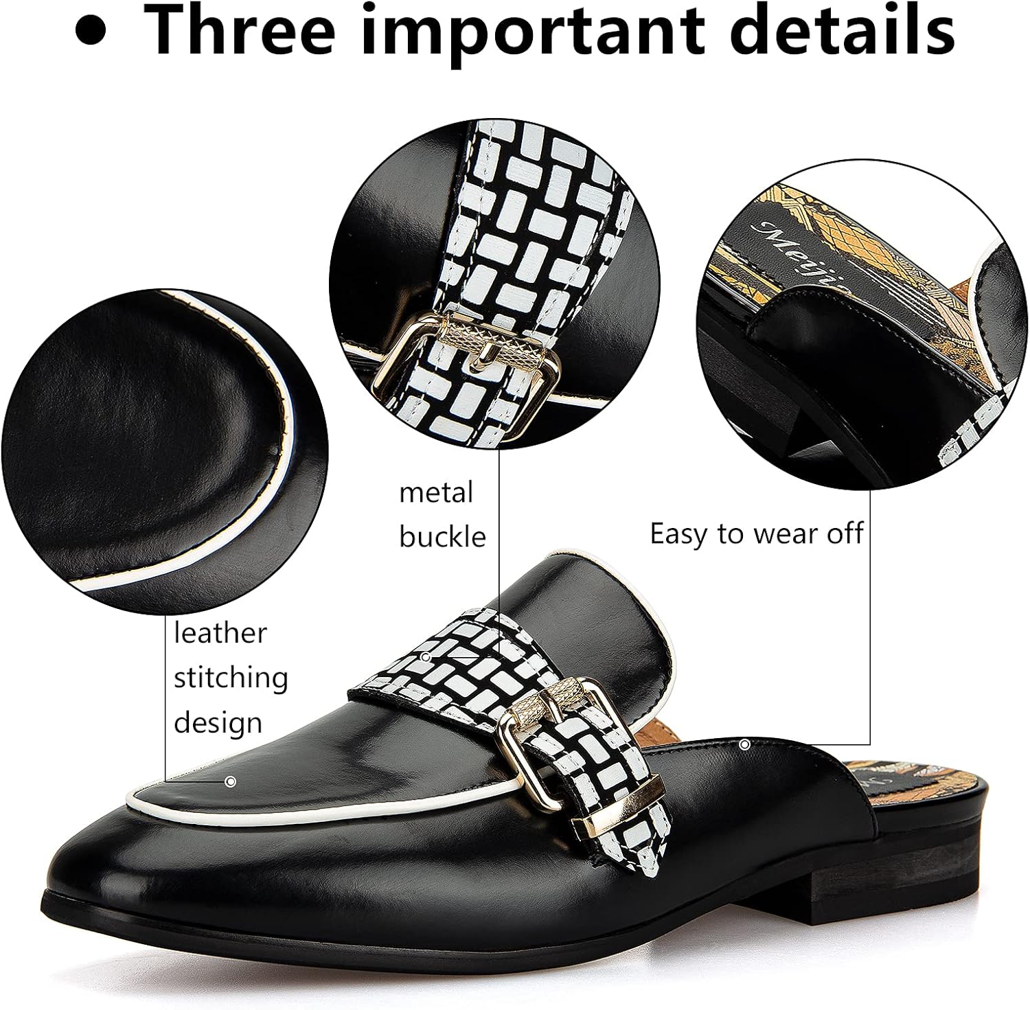 Meijiana メンズ スリッパ スリッポン ローファー  - Men'S Formal Wear Slippers のレビューと価格