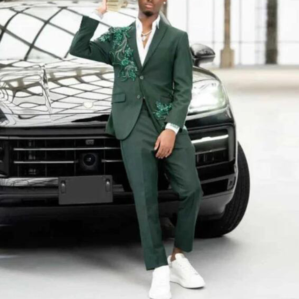 ユニークなデザインのスーツ男性フォーマルウェア 2 ピースセ - Unique Men'S Formal Wear のレビューと価格