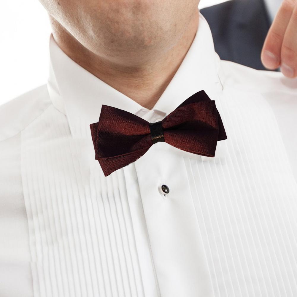 耐久性のある蝶ネクタイ エレガントな調節可能な二層蝶ネクタイ - Men'S Formal Wear Bow Ties のレビューと価格