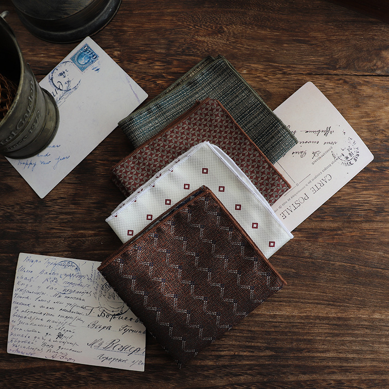 23 センチメートル新高級春メンズポケットチーフペイズリー落 - Pocket Square Set のレビューと価格