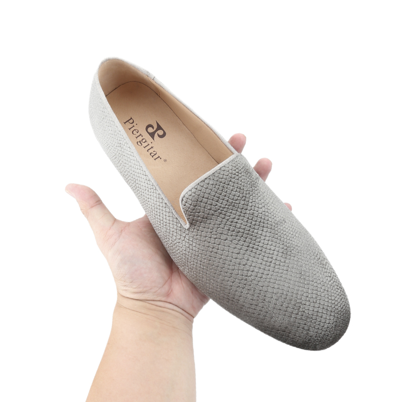 Piergitar マルチカラー魚鱗パターンエンボス加工ベル - Men'S Formal Wear Slippers のレビューと価格