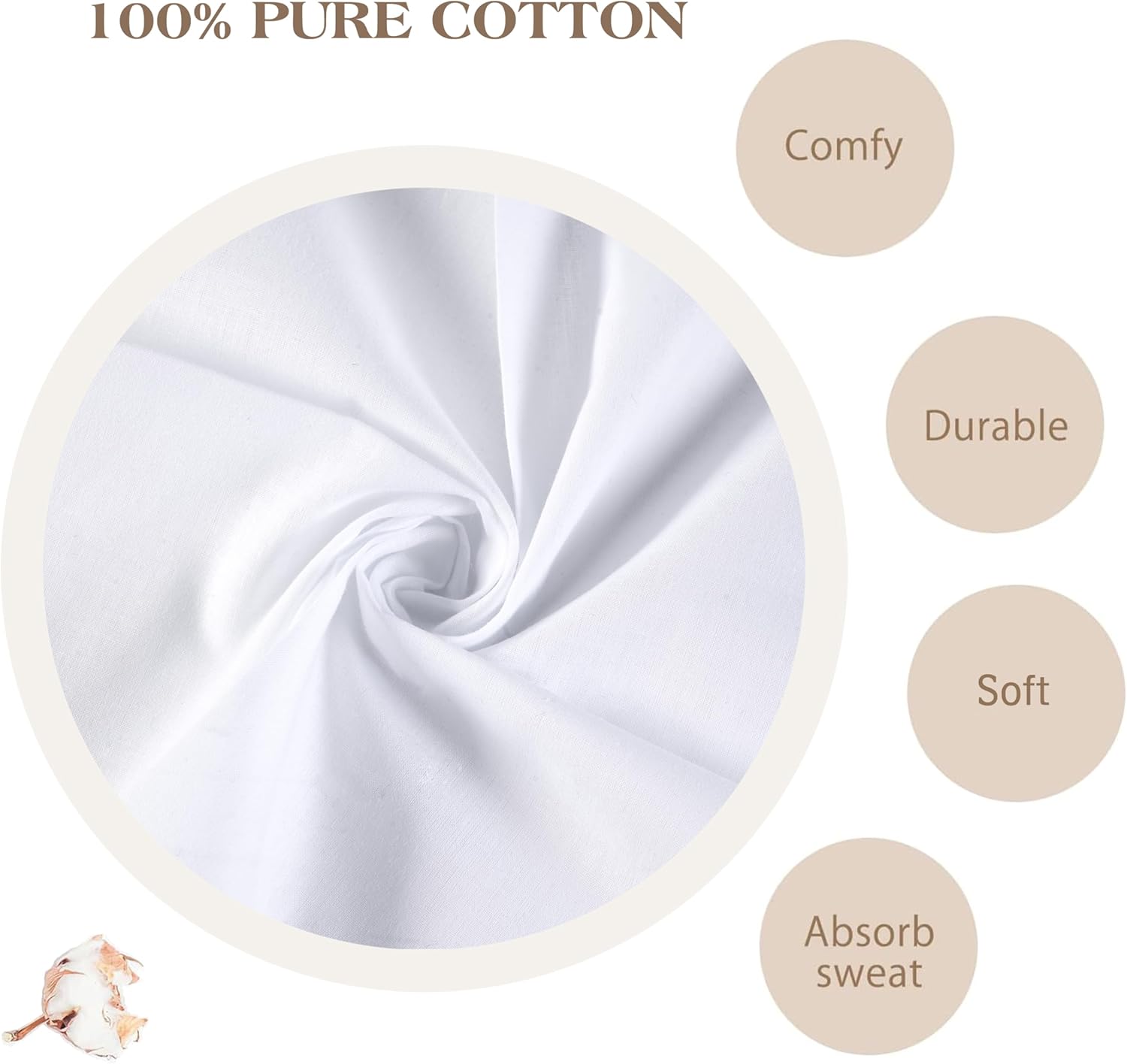 メンズ純白100％綿ハンカチ - Monogrammed Handkerchief のレビューと価格