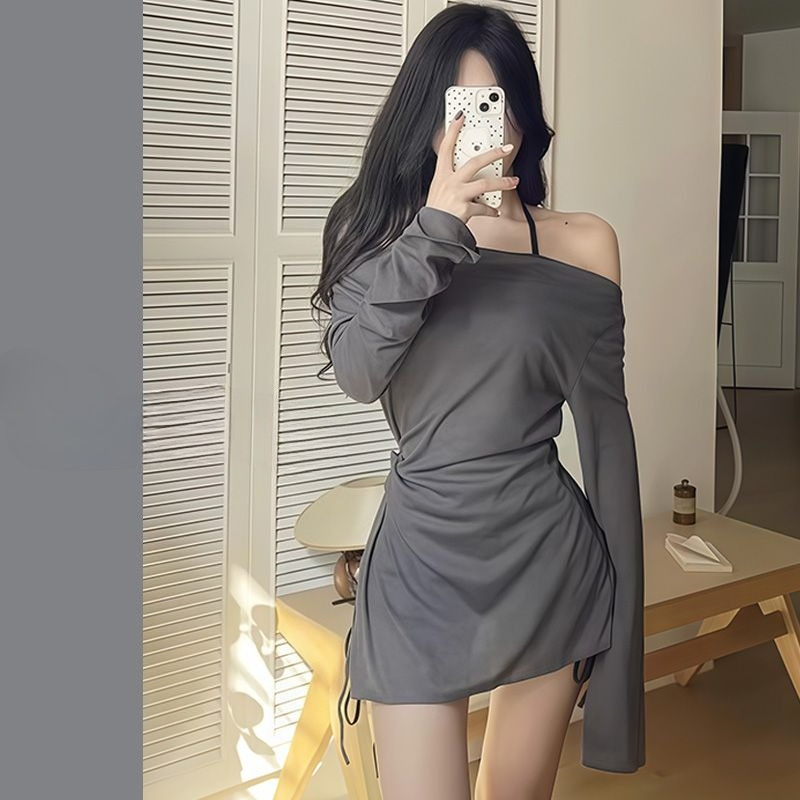 女性タンキニ水着ツーピースハイウエストボーイレッグ水着おなか - Slim Fit Suit Set のレビューと価格