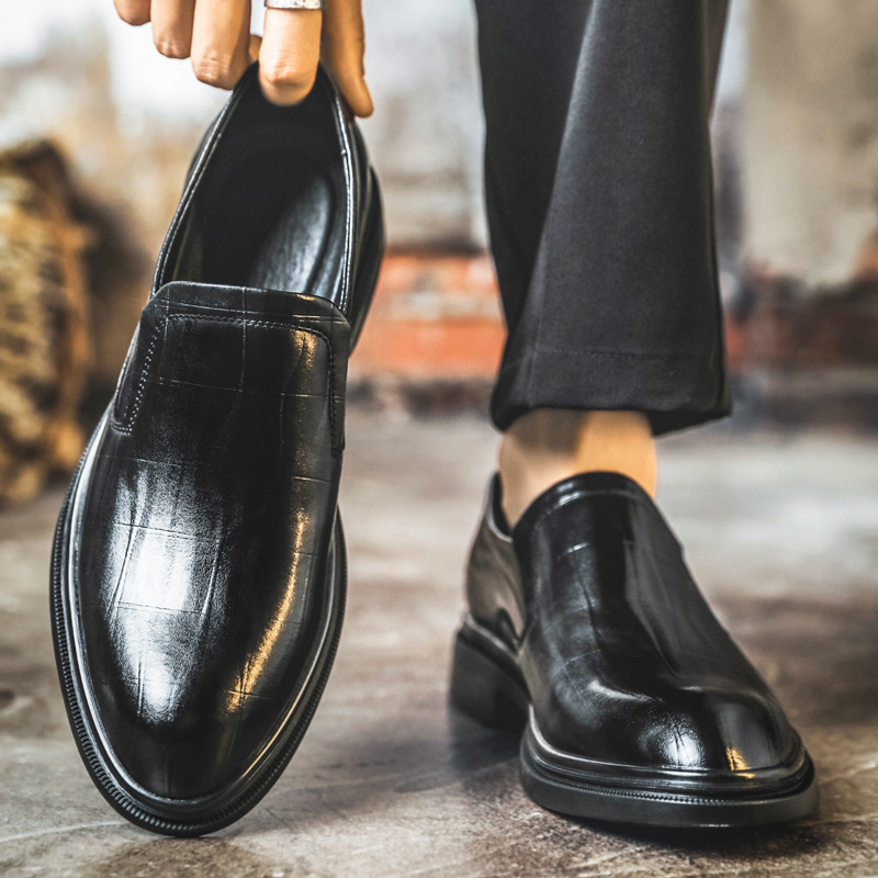 メンズ革靴 ビジネス、フォーマル、カジュアル、柔らかいソール - Men'S Formal Office Wear Shoes のレビューと価格