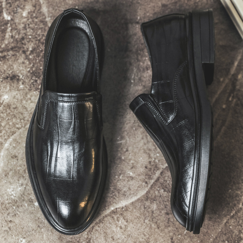 メンズ革靴 ビジネス、フォーマル、カジュアル、柔らかいソール - Men'S Formal Office Wear Shoes のレビューと価格