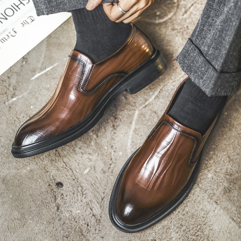 メンズ革靴 ビジネス、フォーマル、カジュアル、柔らかいソール - Men'S Formal Office Wear Shoes のレビューと価格
