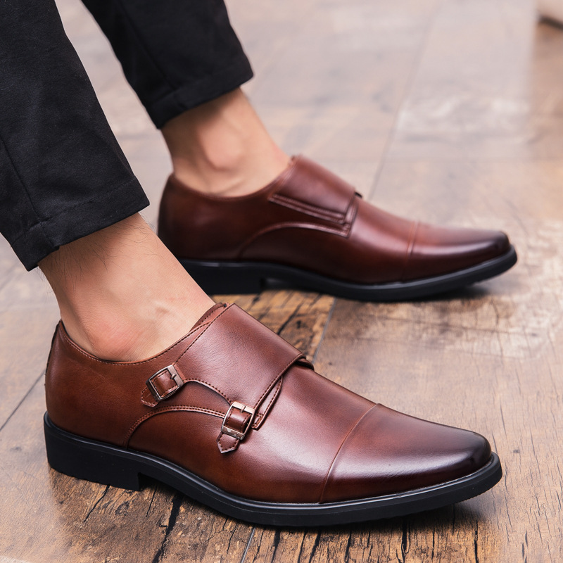 メンズオックスフォードシューズ ブラックとブラウン フォーマ - Men'S Formal Office Wear Shoes のレビューと価格