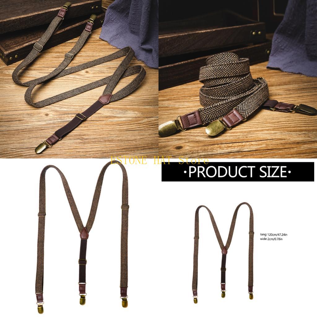 49MF 男性弾性サスペンダー 3 クリップ デザイン ジャ - Suspender Clip Formal のレビューと価格