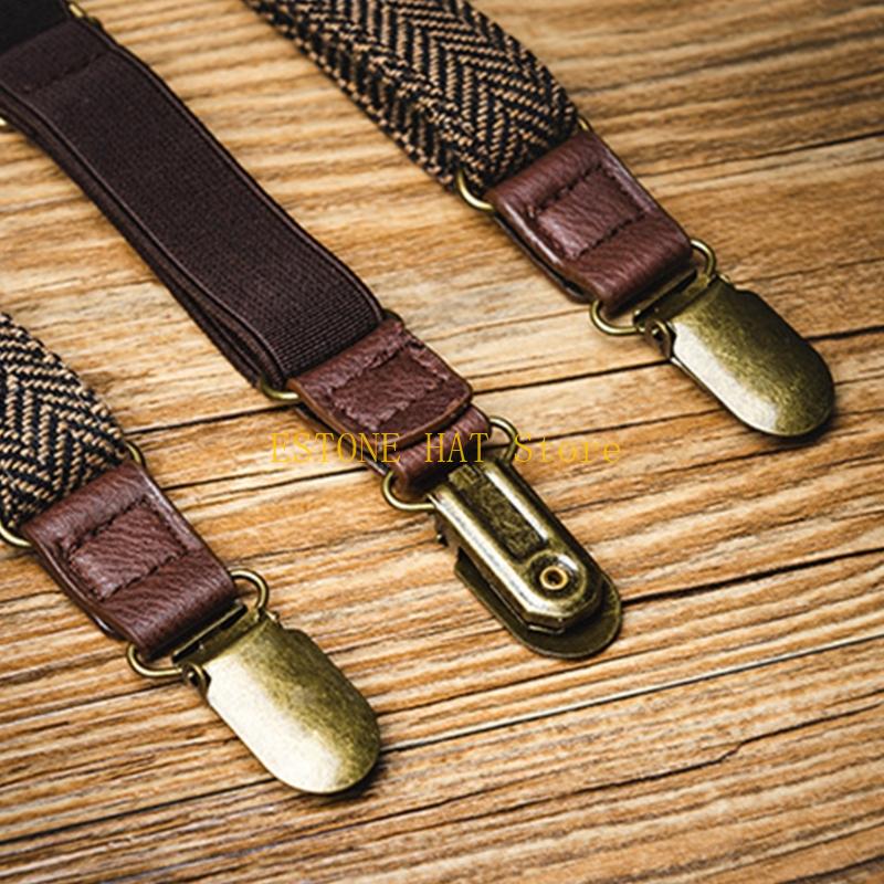 49MF 男性弾性サスペンダー 3 クリップ デザイン ジャ - Suspender Clip Formal のレビューと価格