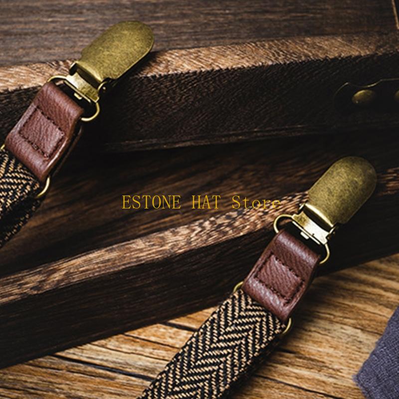49MF 男性弾性サスペンダー 3 クリップ デザイン ジャ - Suspender Clip Formal のレビューと価格