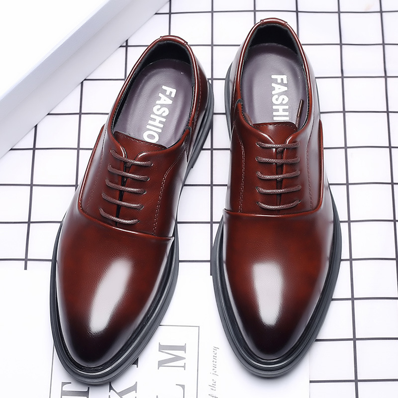 男性ドレスシューズフォーマルオックスフォードクラシックビジネ - Men'S Formal Office Wear Shoes のレビューと価格