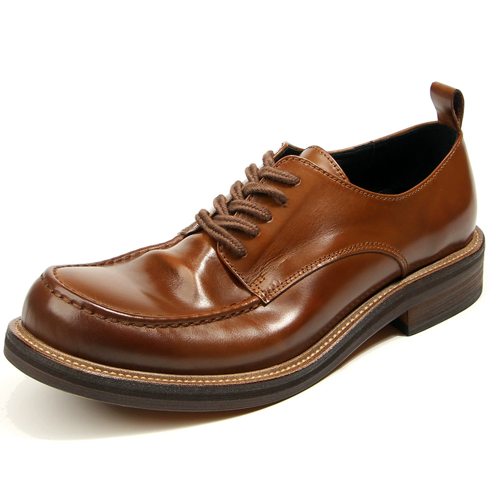 ビジネスメンズ革靴牛革メンズドレスシューズ手作り男性フォーマ - Men'S Formal Office Wear Shoes のレビューと価格