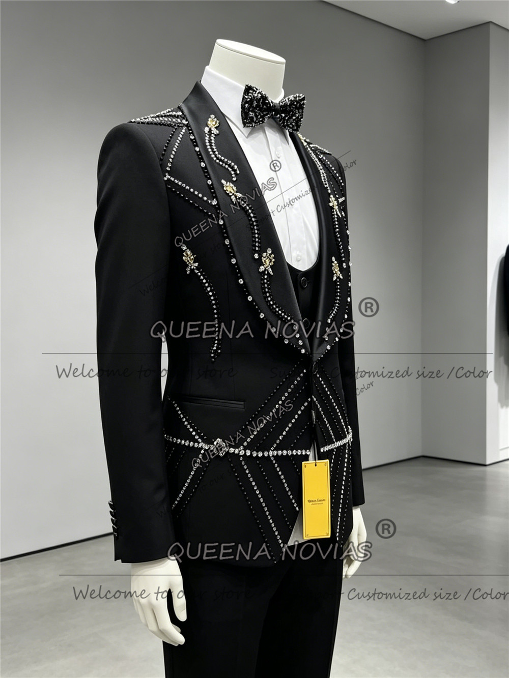 ユニークデザインスーツ メンズ スリムフィット 3ピースセッ - Unique Men'S Formal Wear のレビューと価格