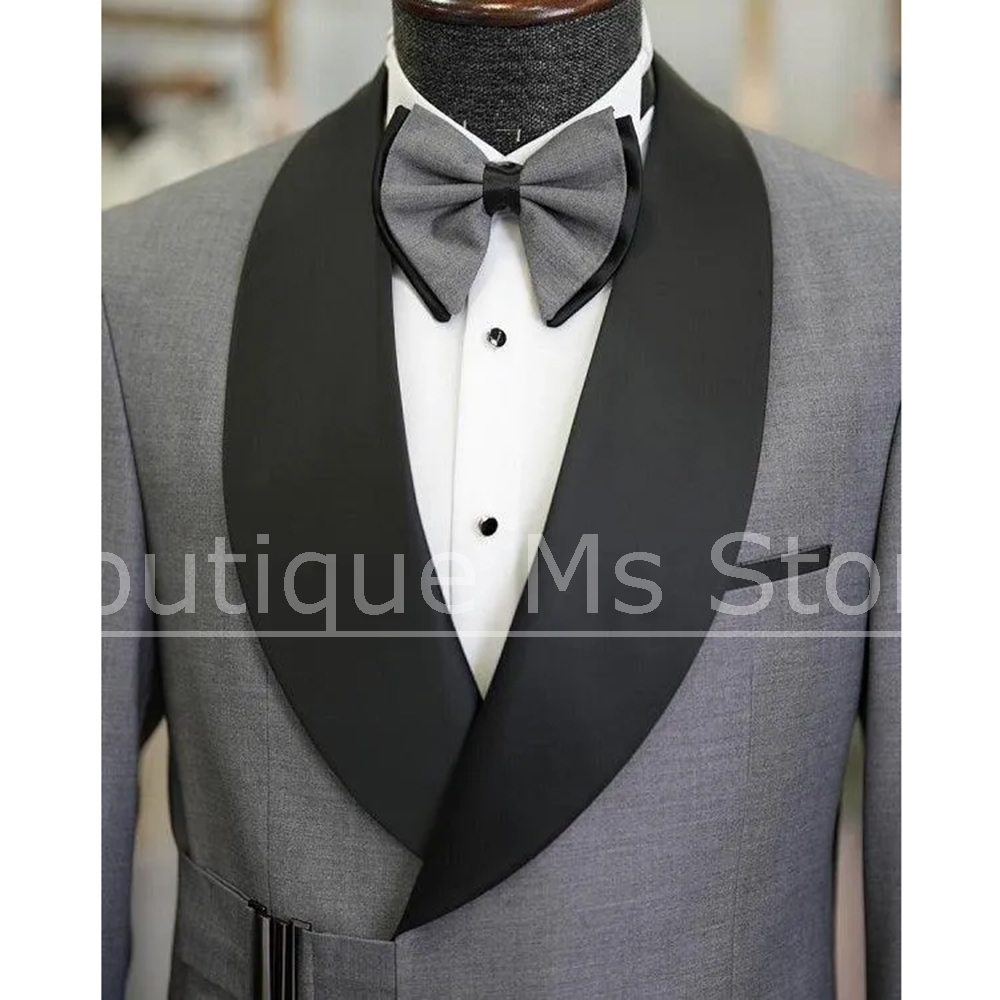 シックなメンズスーツファッションショールラペルスリムフィット - Men'S Formal Dinner Wear のレビューと価格