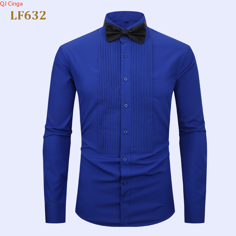2026年新作 メンズ ホワイト タキシードシャツ – プリ - Men'S Formal Wear Bow Ties のレビューと価格