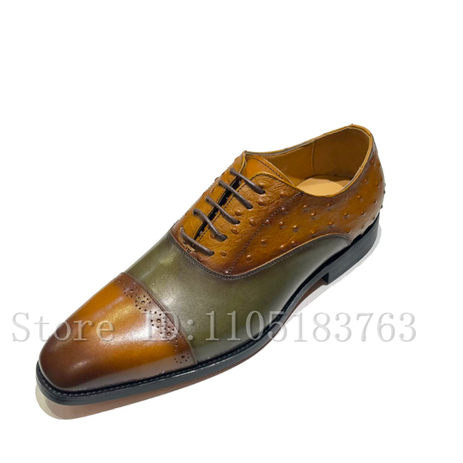 メンズ本革フォーマルシューズ 高級手作りレースアップビジネス - Men'S Formal Office Wear Shoes のレビューと価格