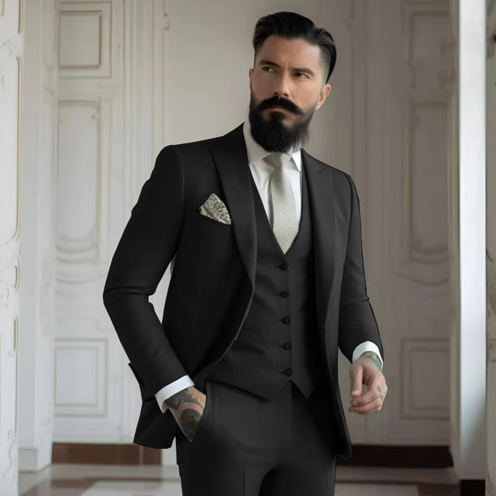 カーキメンズタキシード結婚式のスーツ男性用オーダーメイド新郎 - Khaki Formal Wear Men のレビューと価格
