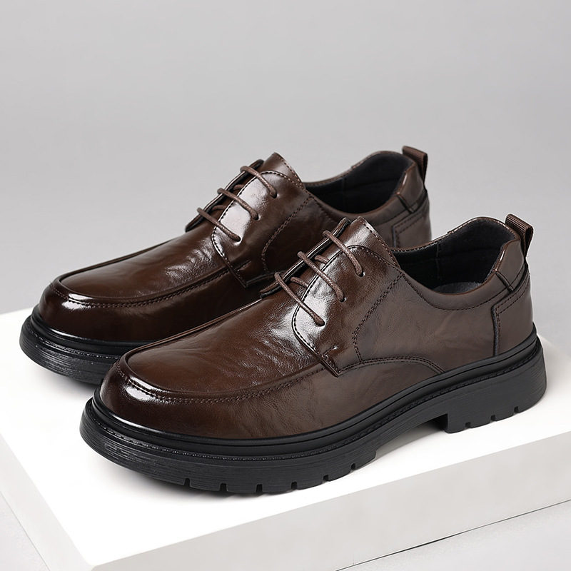 メンズレザーシューズ、カジュアルビジネスに最適、多用途で快適 - Men'S Formal Office Wear Shoes のレビューと価格